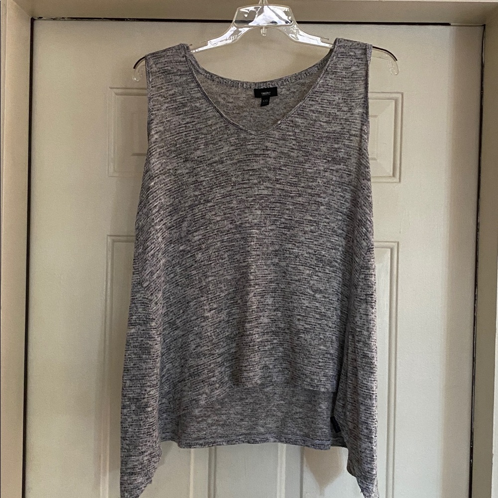 Soft Gray V-Neck Women's Tank Top